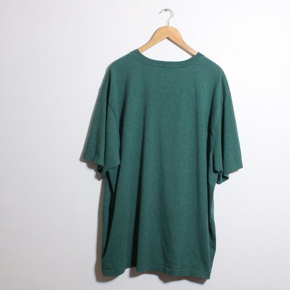 Carhartt Shirt Men 2XL Green Loose Fit Pocket Tee w/ Hole - Picture 8 of 8